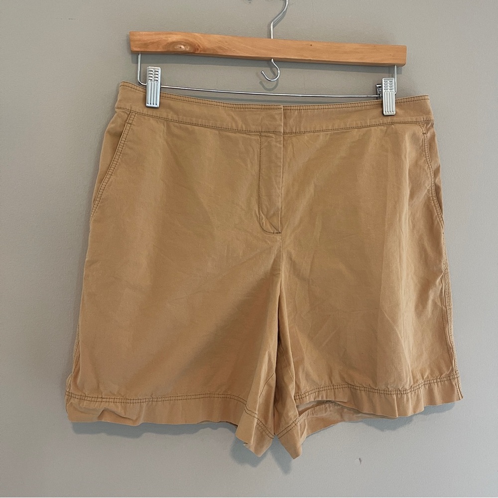 Lafayette 148 New York Khaki Shorts Size Large